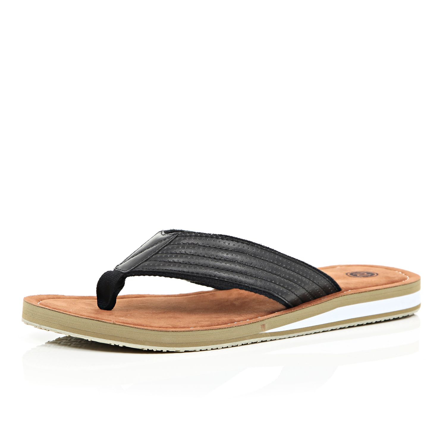 River Island Leather Flip Flops River Island Leather Flip Flops