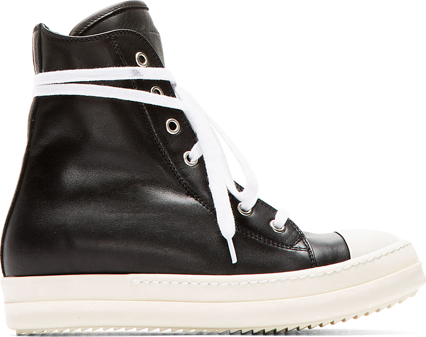 leather rick owens ramones