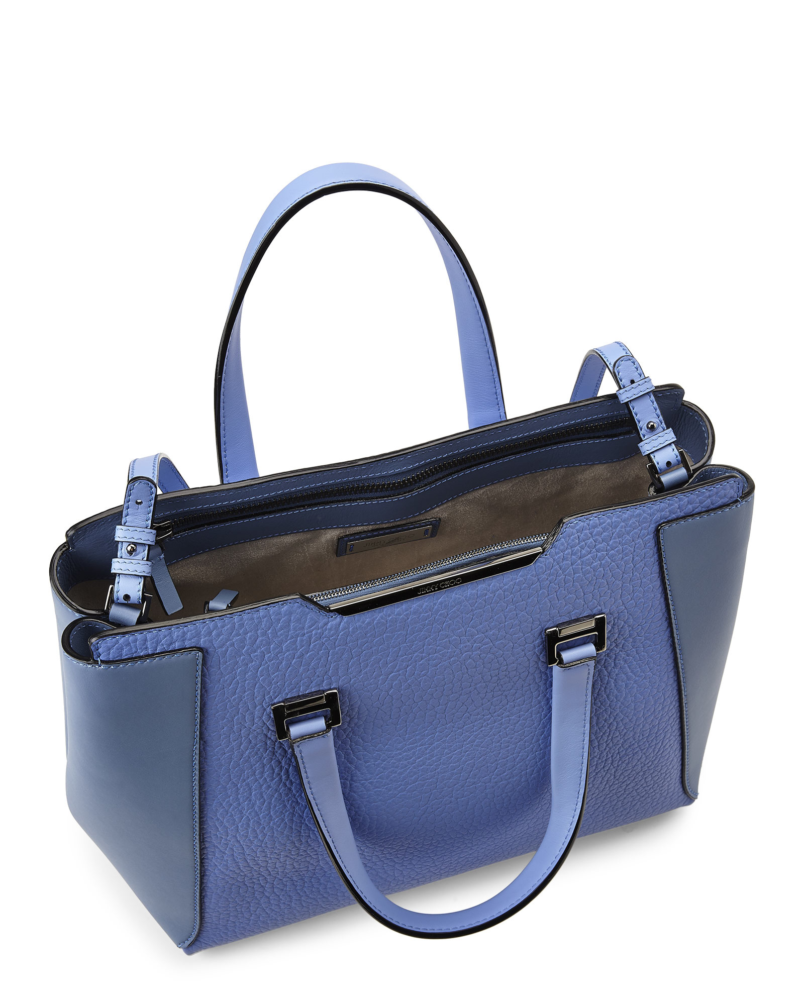 jimmy choo blue handbag