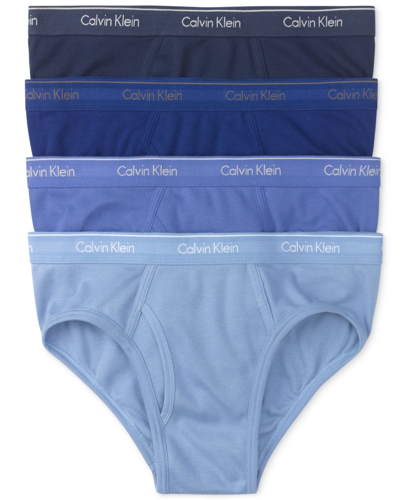 Calvin klein Men's Classic Lowrise Hip Briefs 4pack U4183 in Blue for
