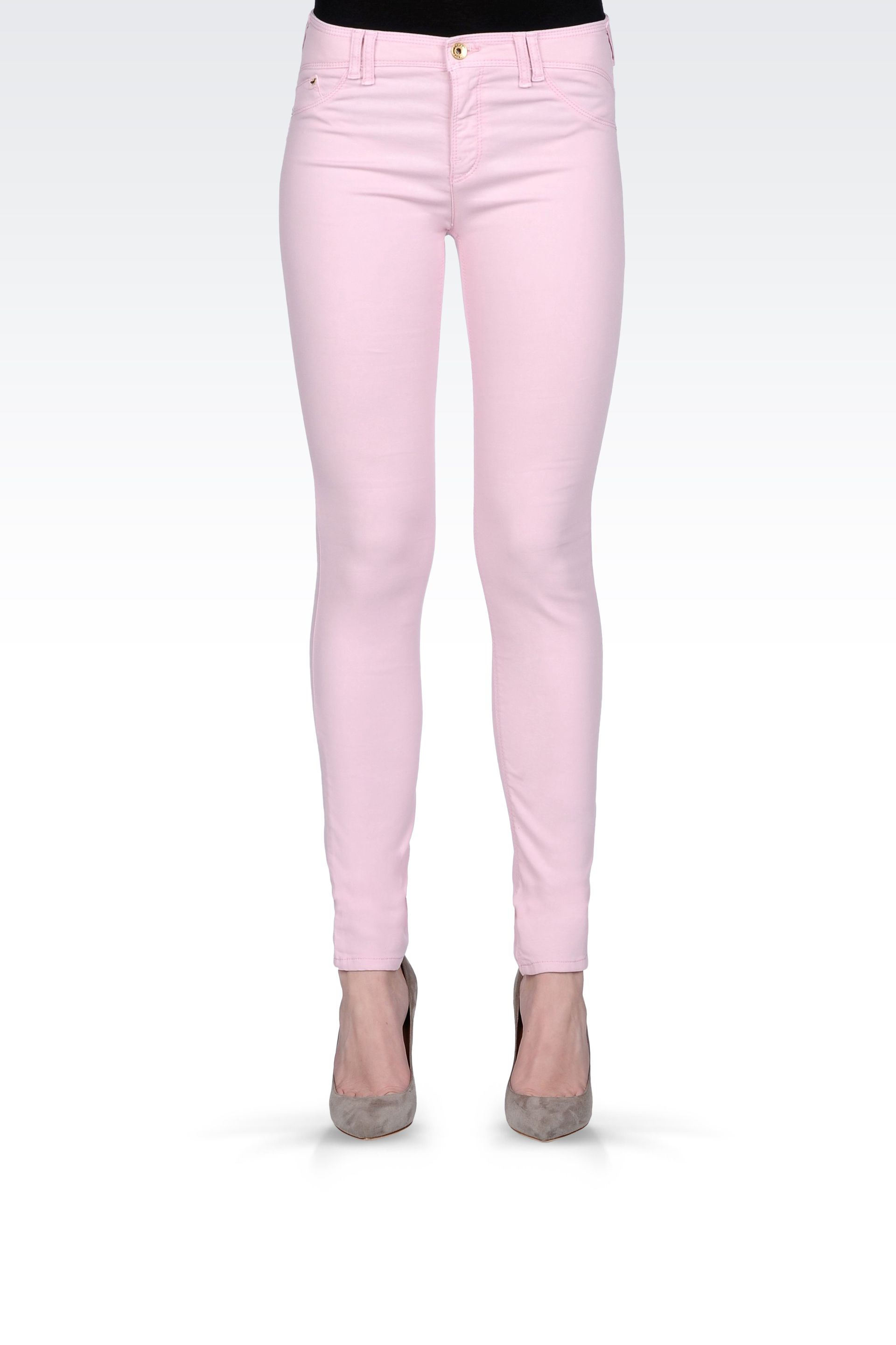 pink low rise pants