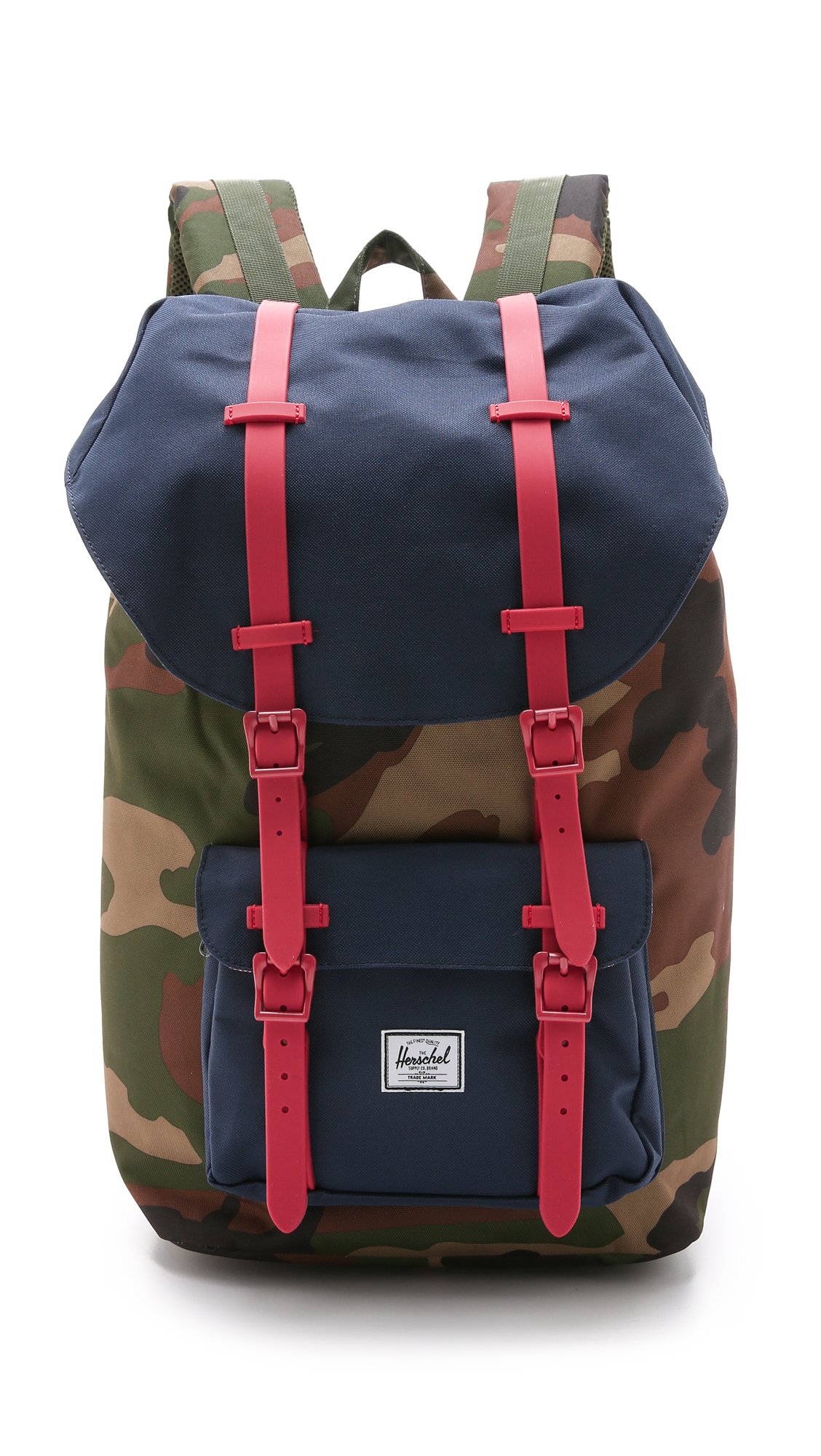 Herschel Supply Co. Little America Backpack - Woodland Camo/Navy/Red in  Green | Lyst