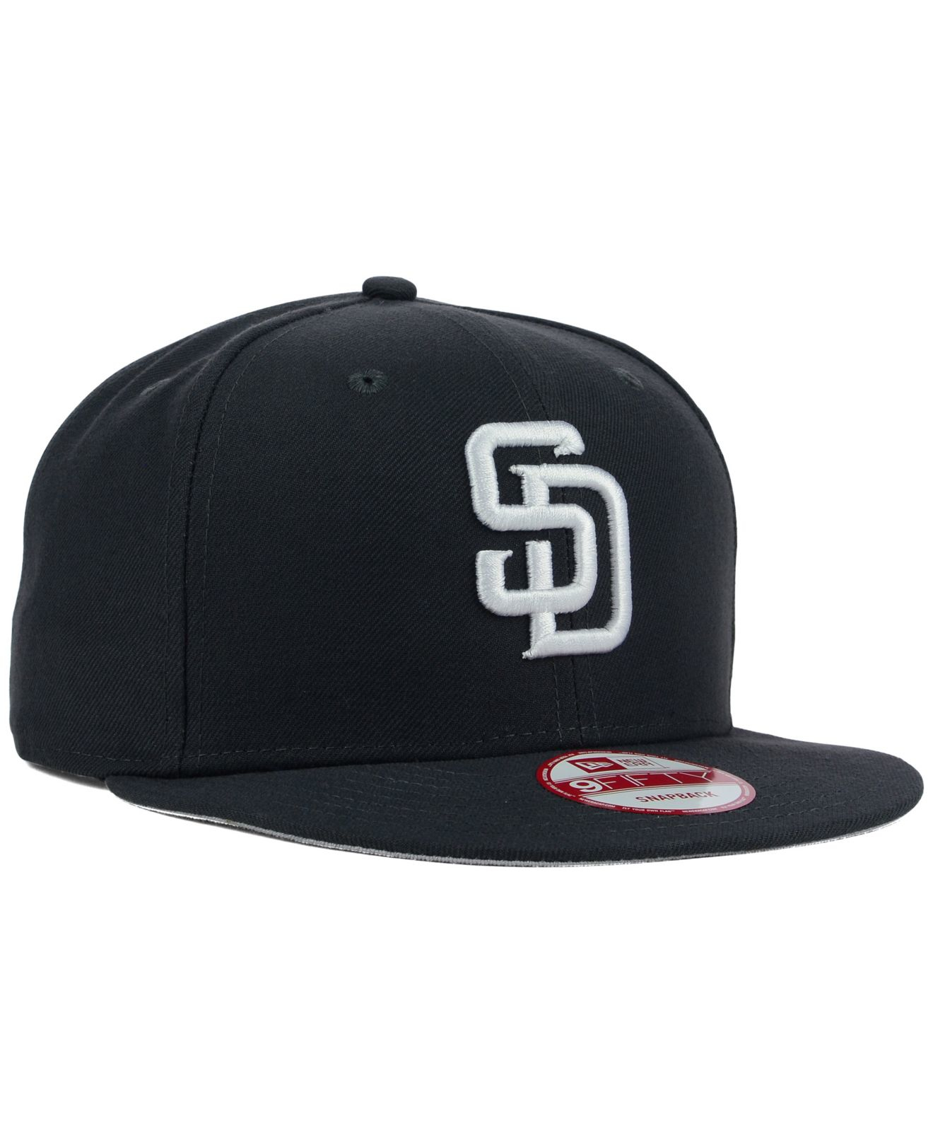 Lyst - Ktz San Diego Padres C-dub 9fifty Snapback Cap in Black for Men