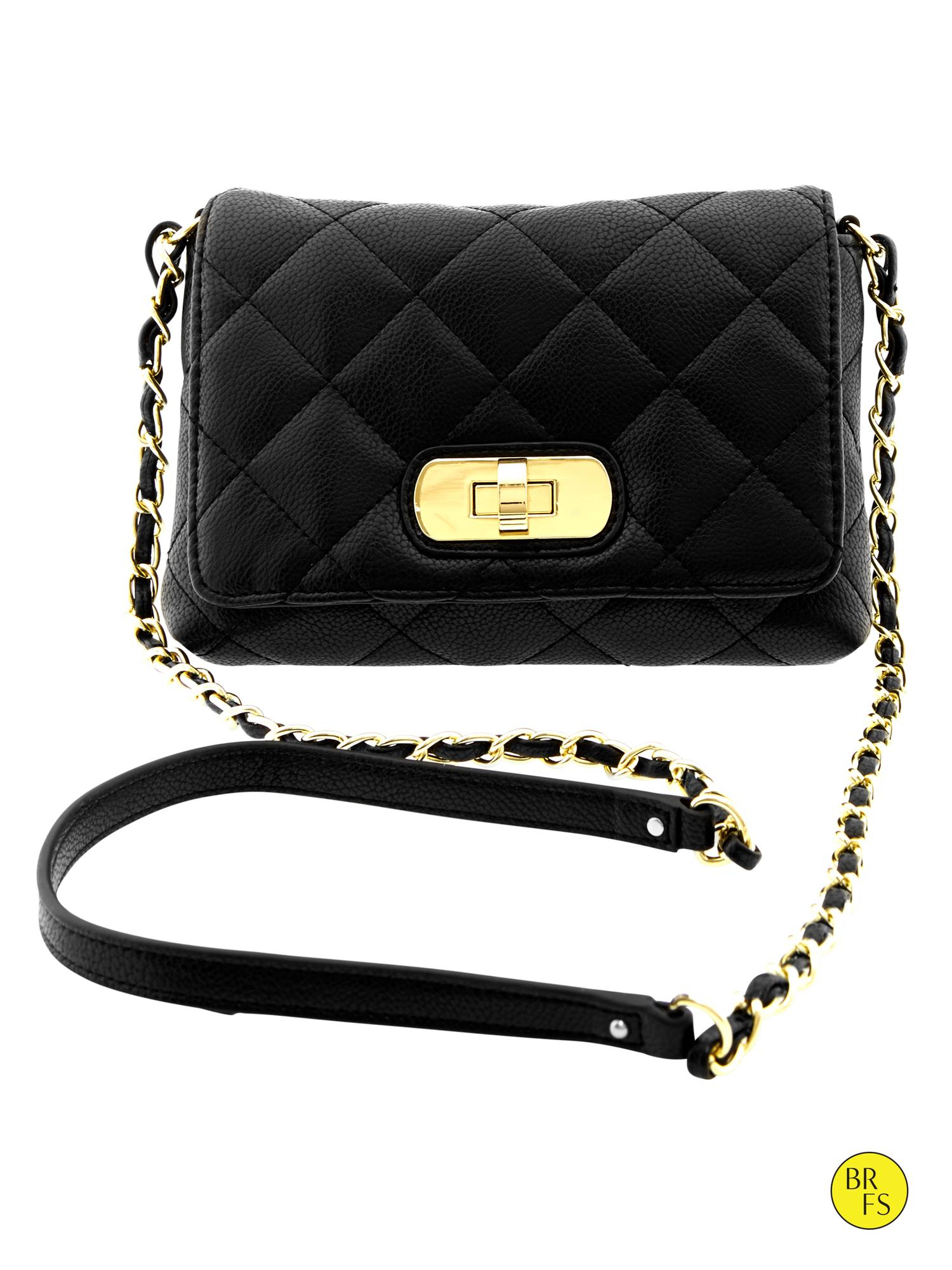 Banana republic Factory Quilted Crossbody Bag Black in Black | Lyst