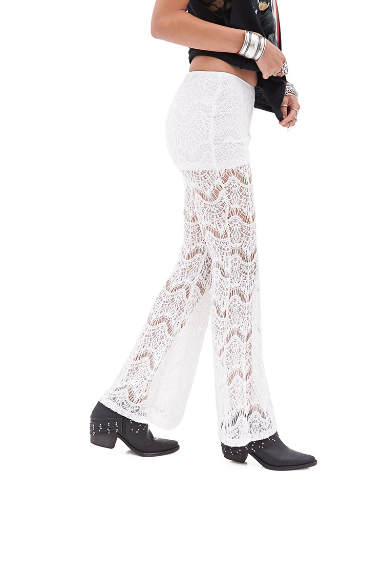 lace bell bottoms forever 21