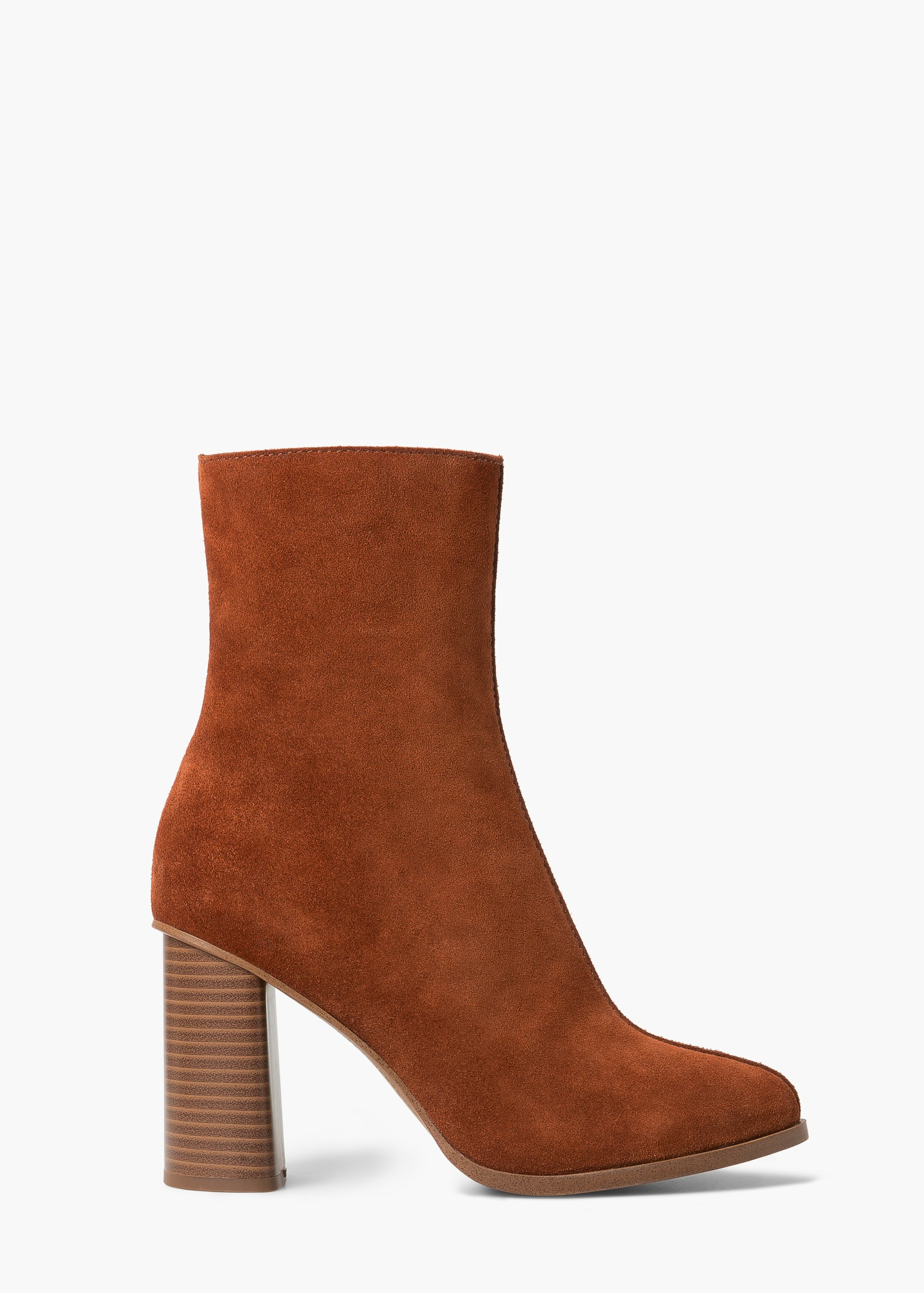 burnt orange suede boots