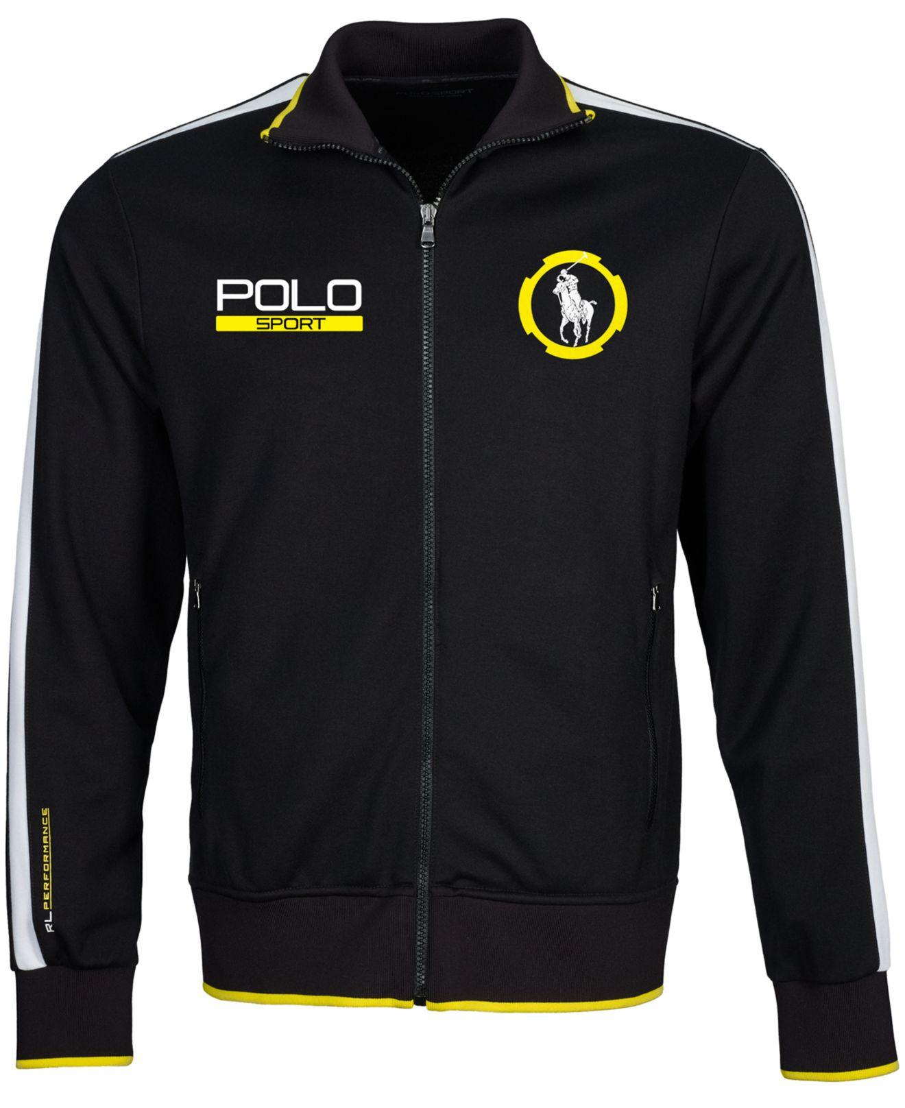  Polo  ralph  lauren  Polo  Sport  Pique Track Jacket in Black 