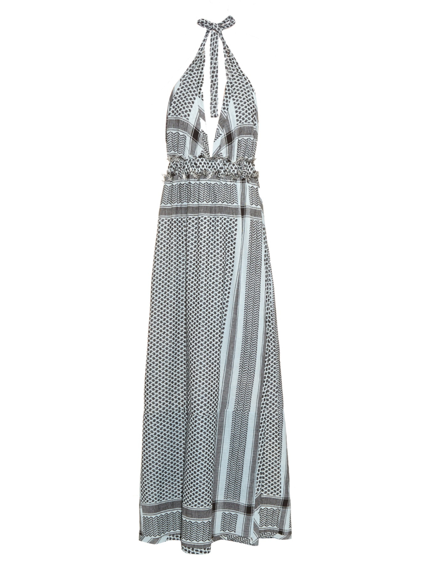 kallie jacquard maxi dress