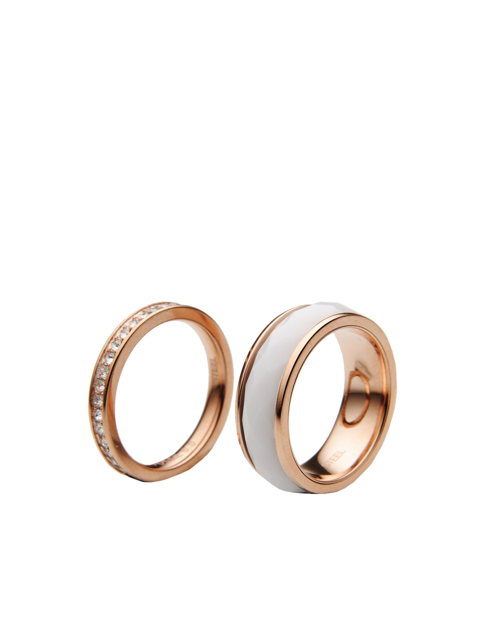 Fossil Ring in Gold (White) | Lyst