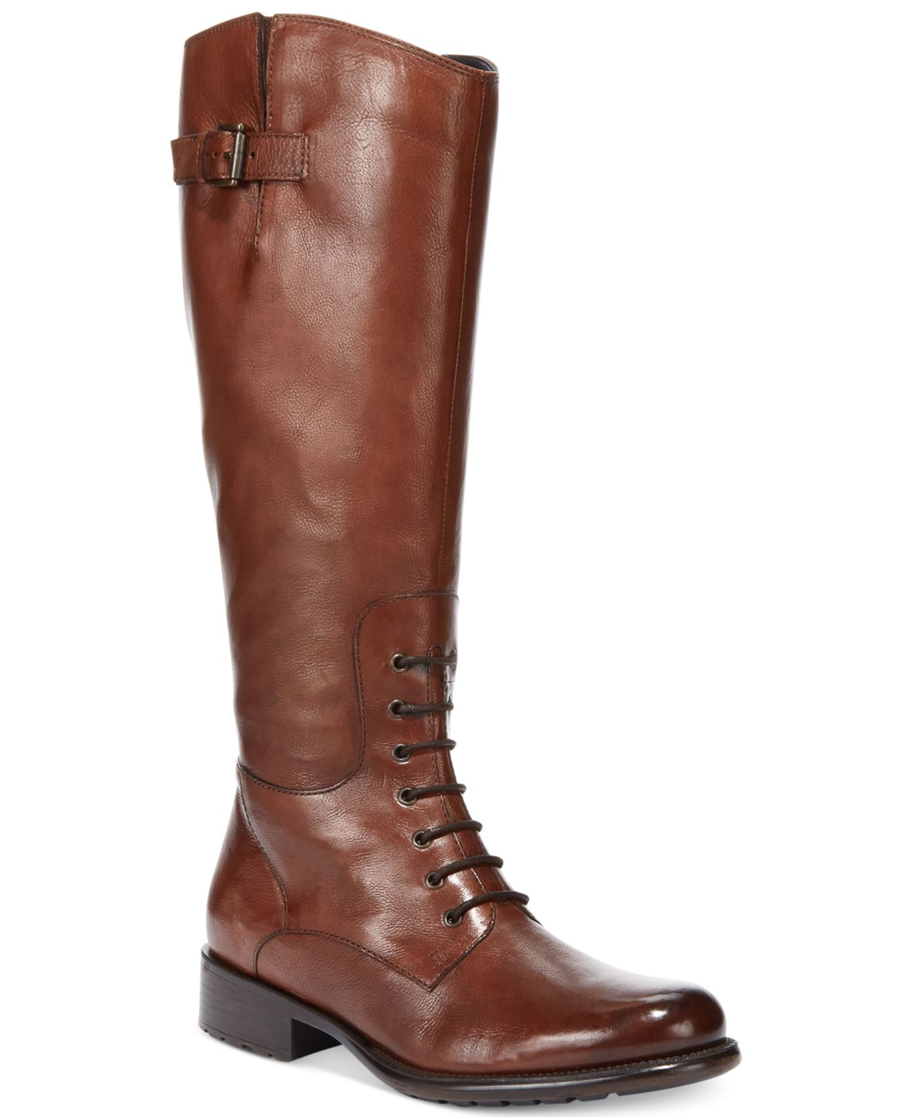 clarks women's tall brown boots
