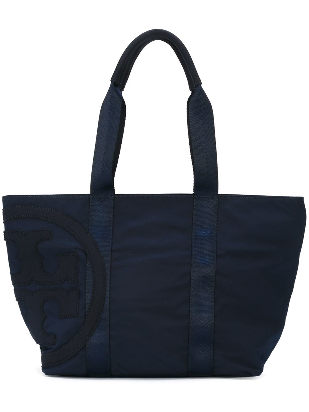 Tory burch Canvas Tote Bag in Blue | Lyst