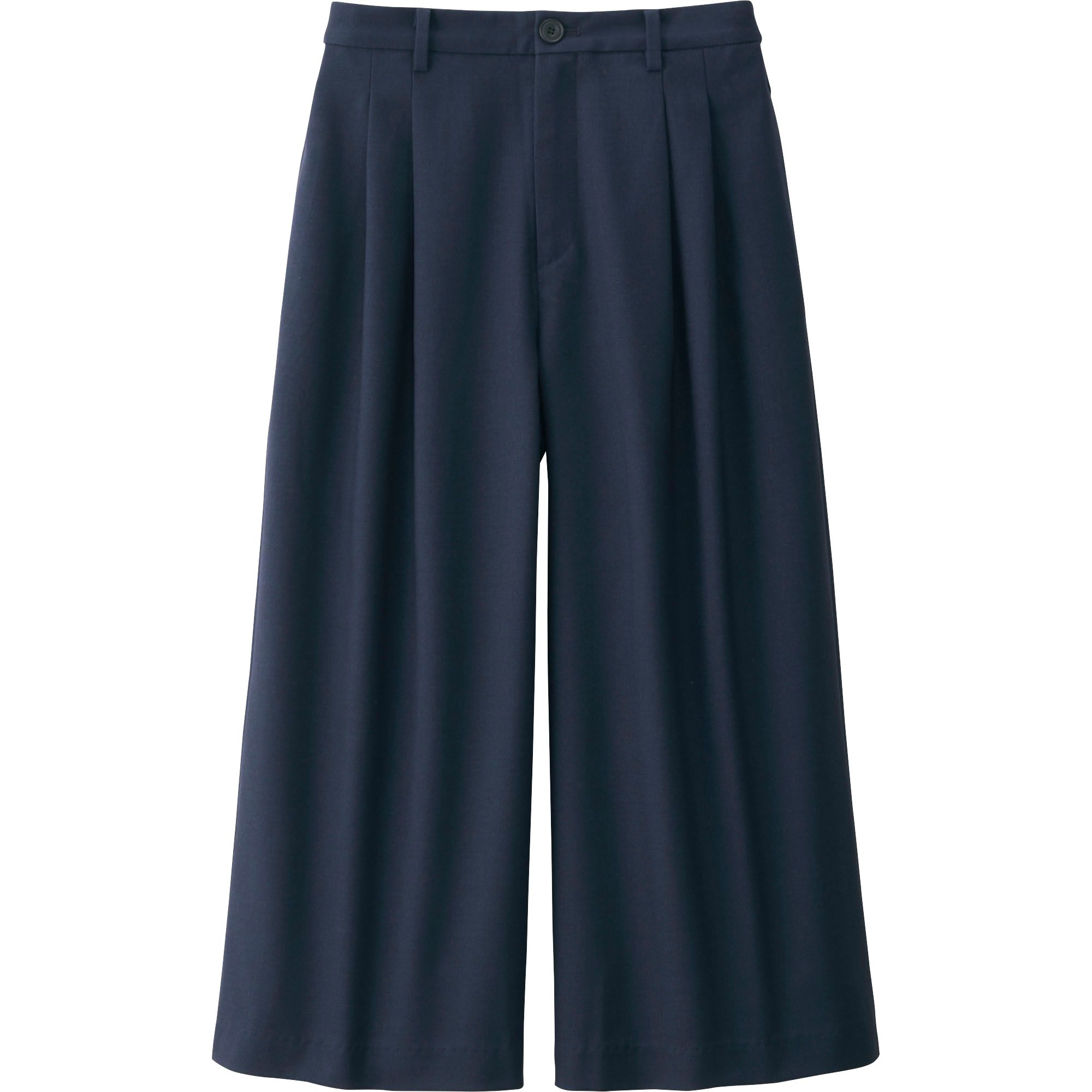 Uniqlo Women Wide Leg Flare Pants in Blue (NAVY) | Lyst