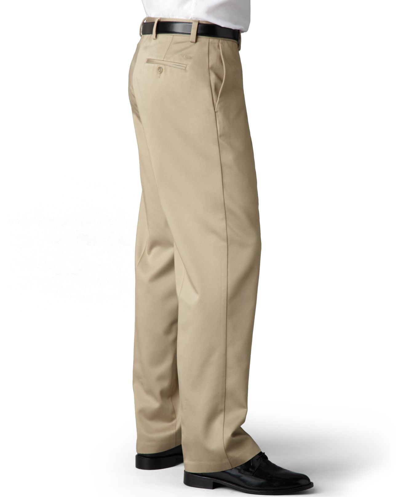 dockers d3 classic fit flat front no iron