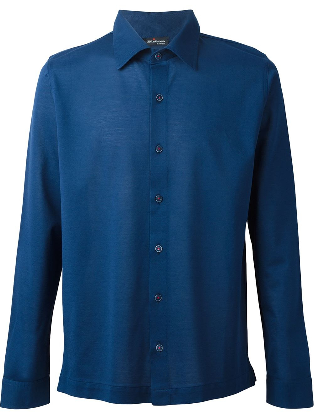 Kiton Classic Shirt in Blue for Men | Lyst