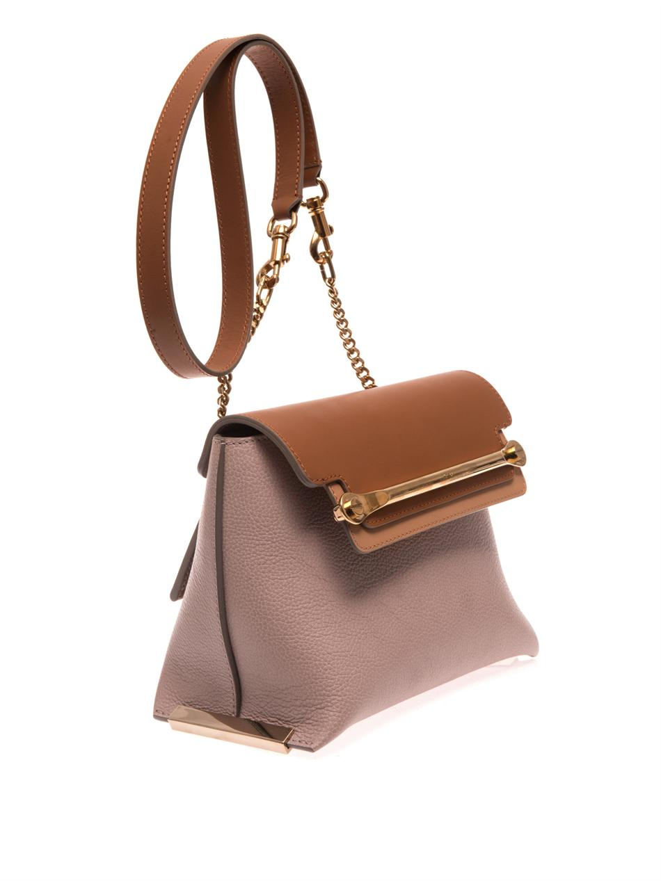 Chlo Clare Tricolour Leather Bag in Brown | Lyst  