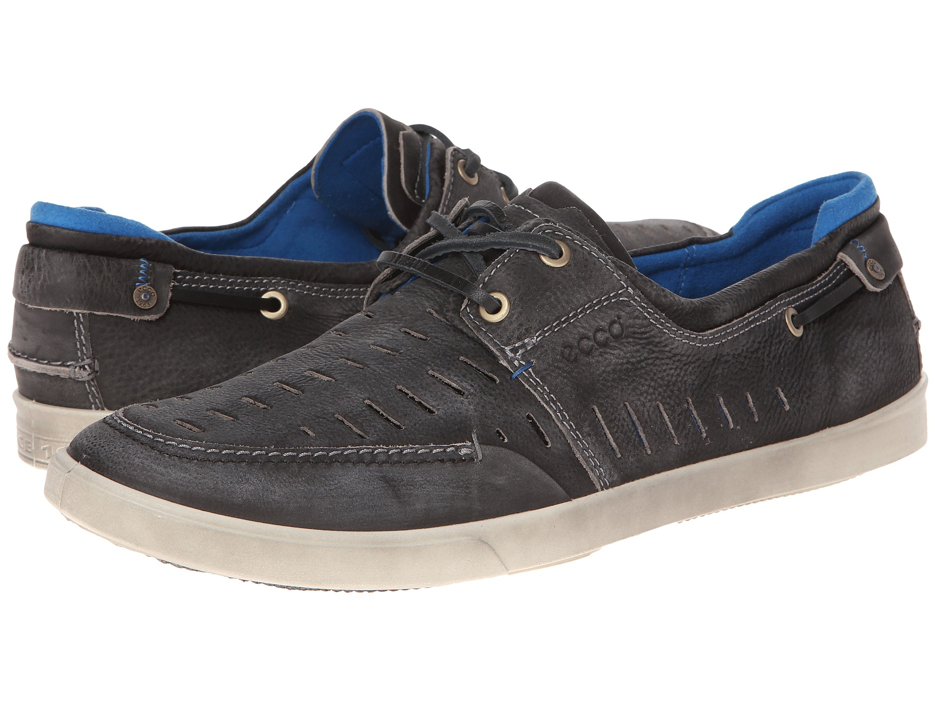 Ecco Collin Trend Boat Shoe in Black for Men Lyst