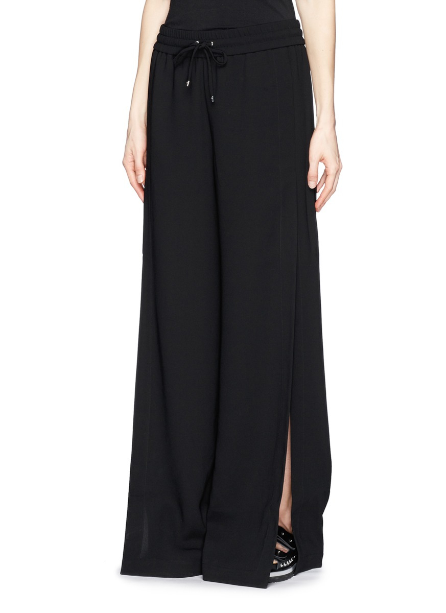 side split leg pants