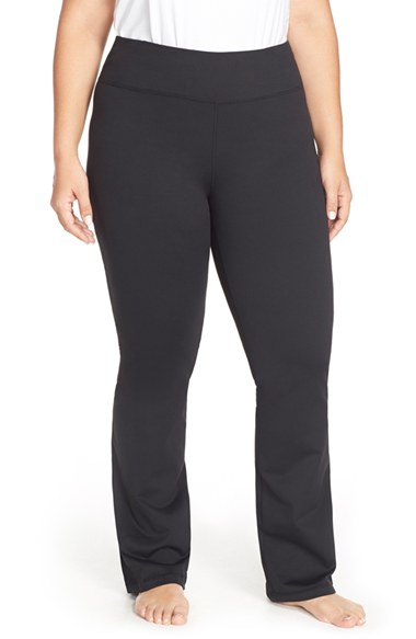 Lyst - Zella Barely Flare Booty Stretch-Jersey Pants in Black