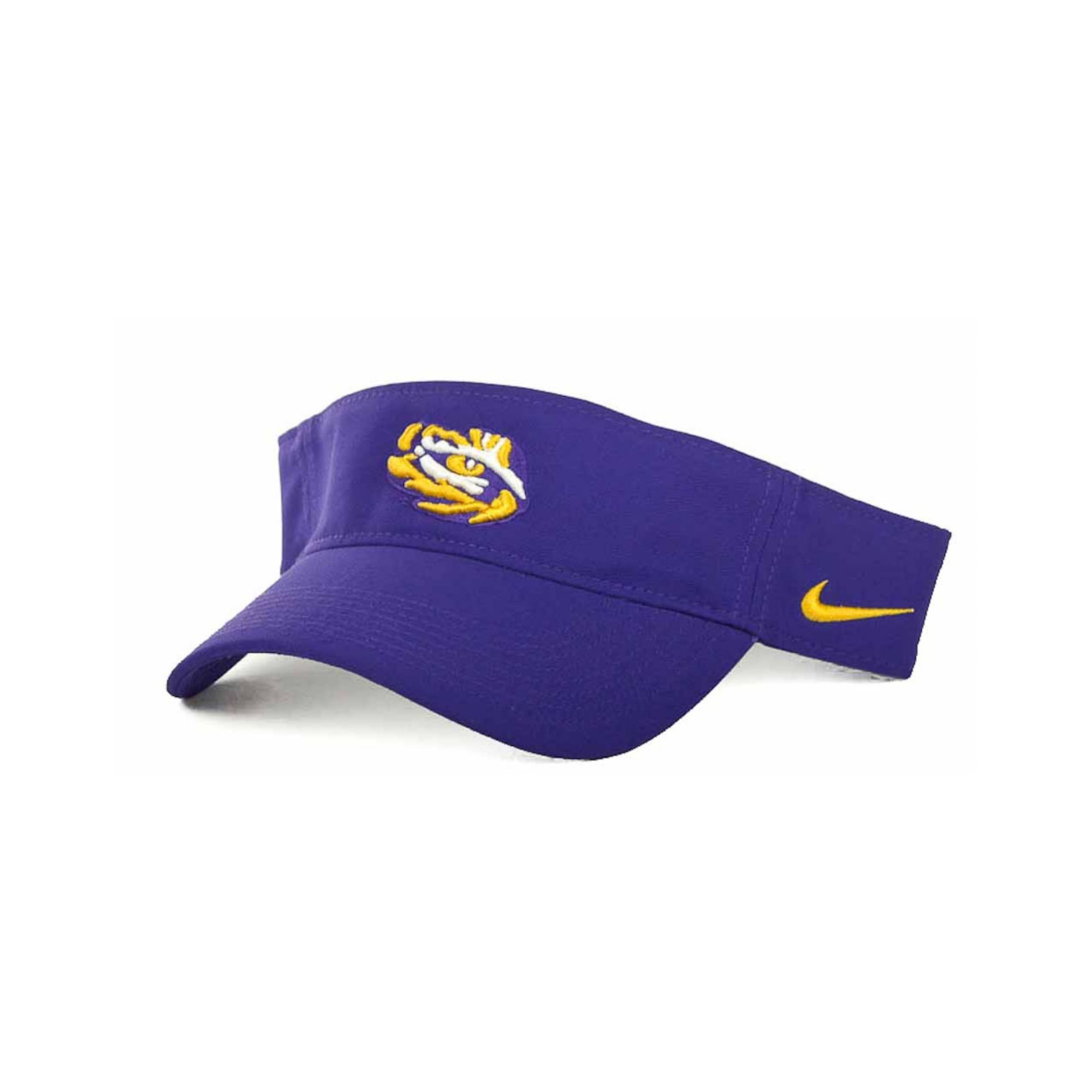 Nike Lsu Tigers Drifit Stadium Visor in Purple for Men Lyst