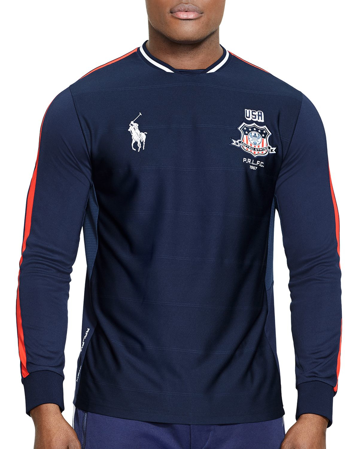 Polo Ralph Lauren Synthetic Polo Sport Usa Longsleeved Dropneedle