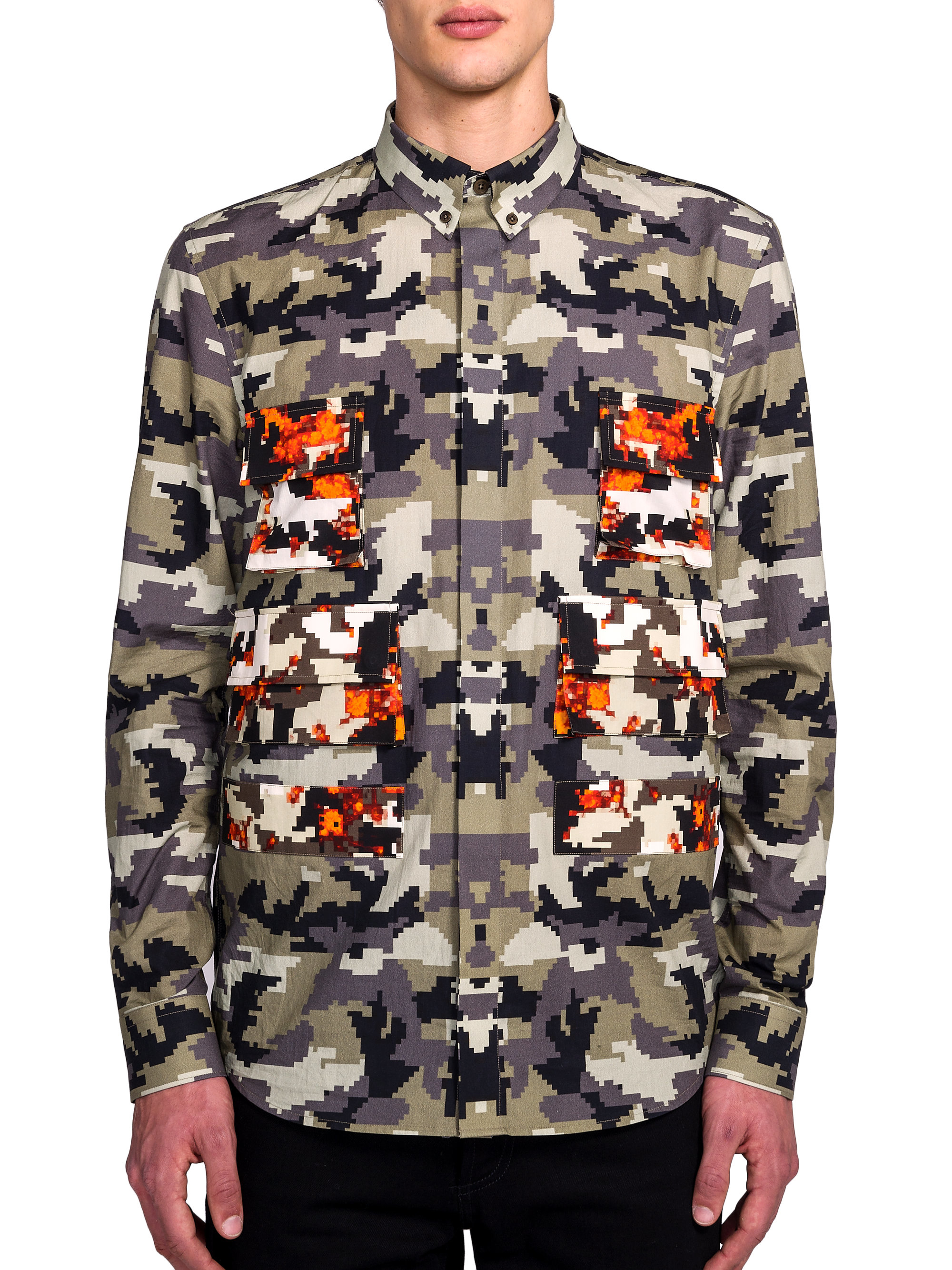 givenchy long sleeve shirt mens
