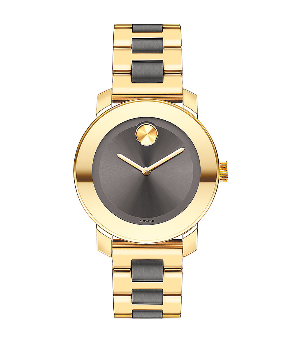 Movado Bold Bold Two Tone Watch In Gold Metallic For Men Lyst