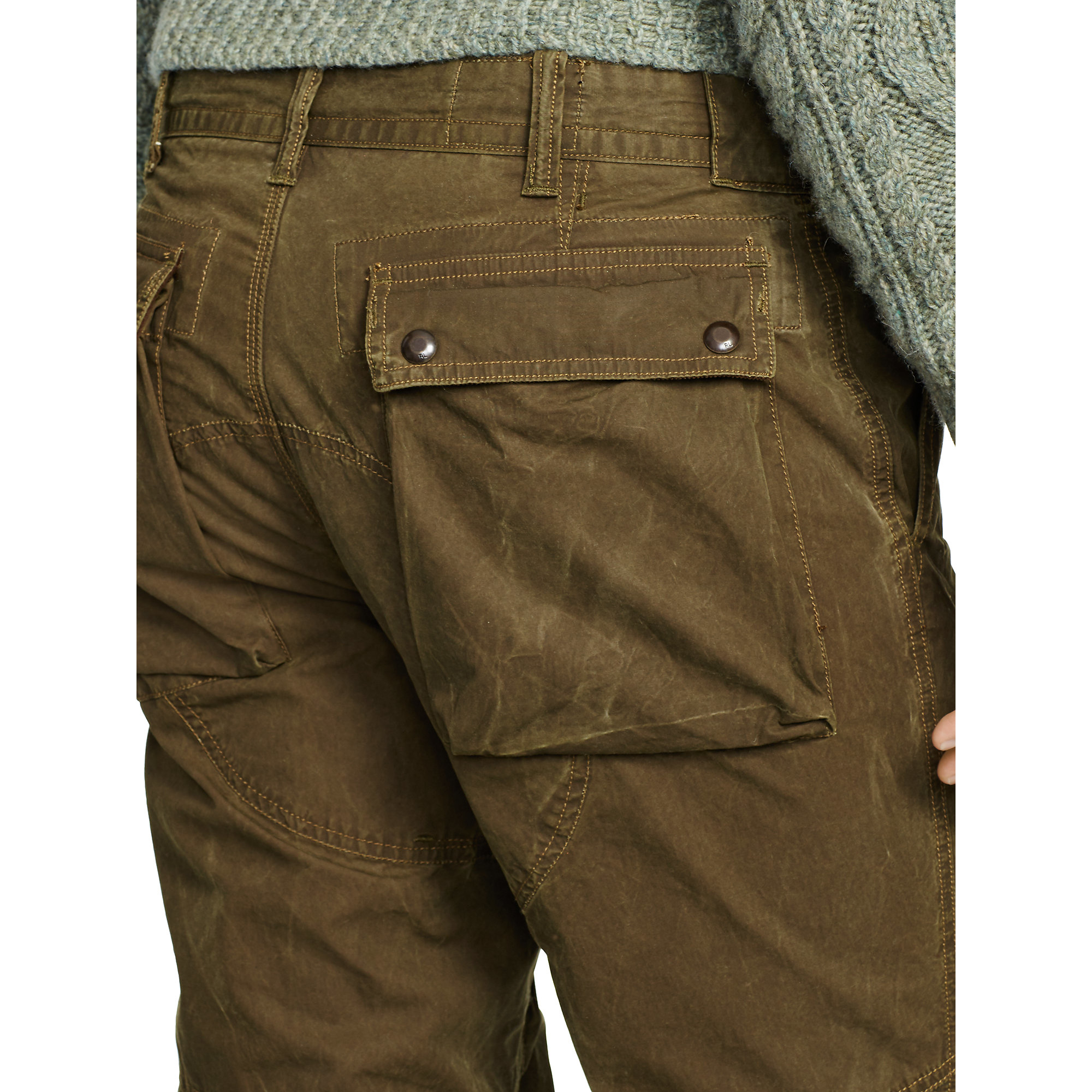 waxed cargo pants