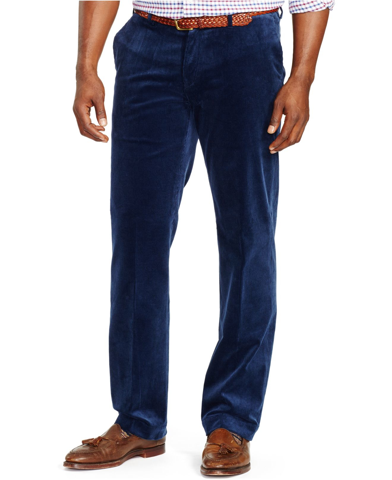 Polo Ralph Lauren Big & Tall Classic-fit Stretch-corduroy Pants in Navy ...