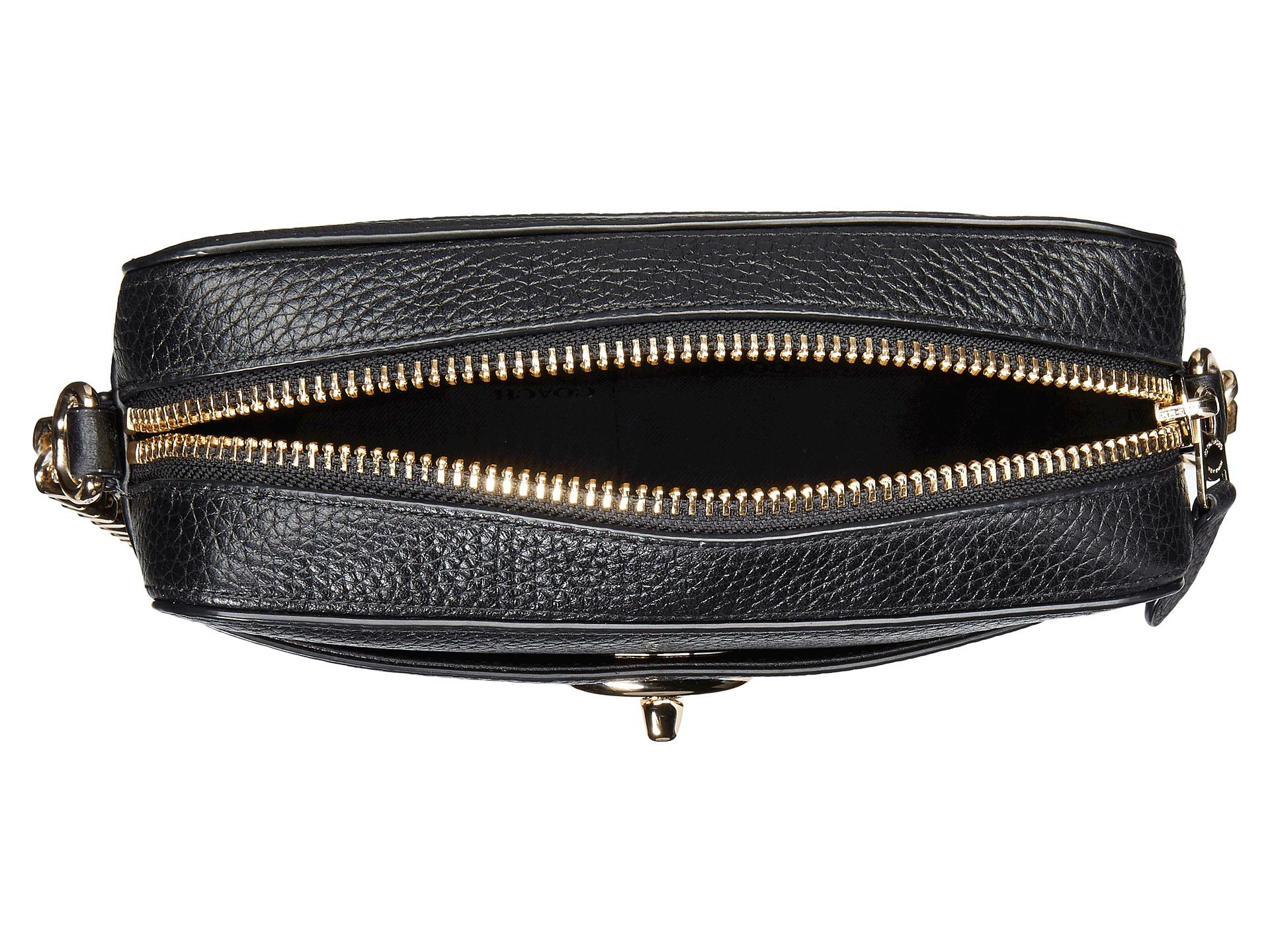 Coach polished pebble leather camera bag shop