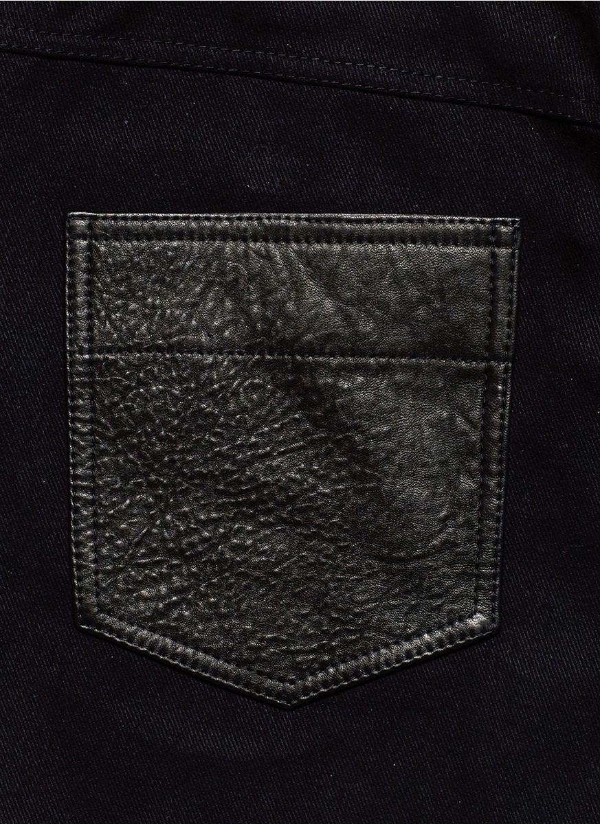 T By Alexander Wang Twill Lambskin 