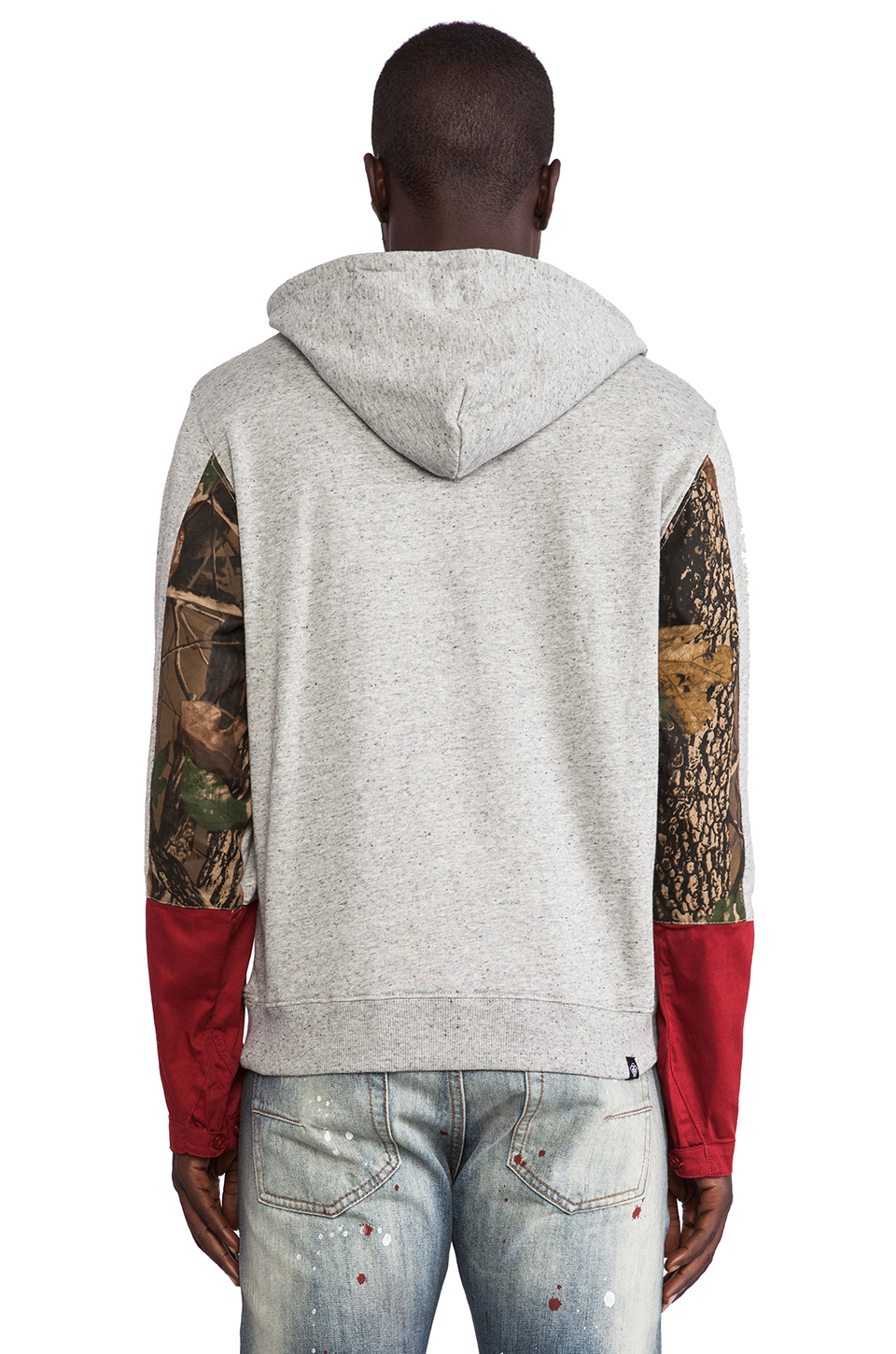 Download Mostly Heard Rarely Seen Camo Twill Hoodie in Melange ...