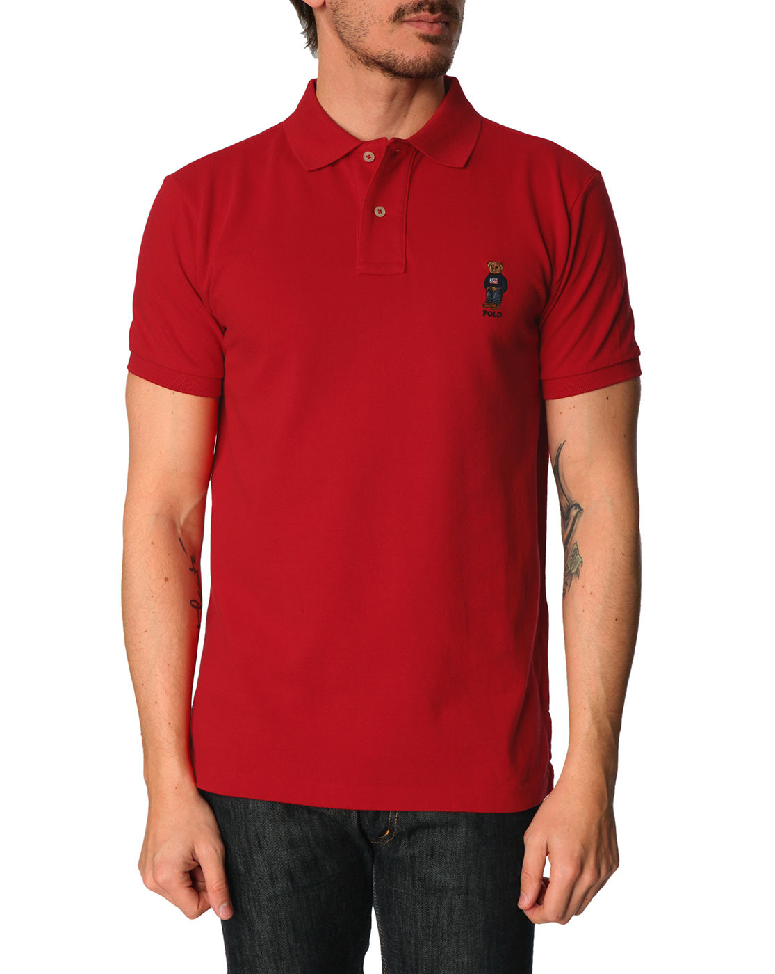 Polo ralph lauren Red Holiday Bears Custom Polo Shirt in Red for Men Lyst
