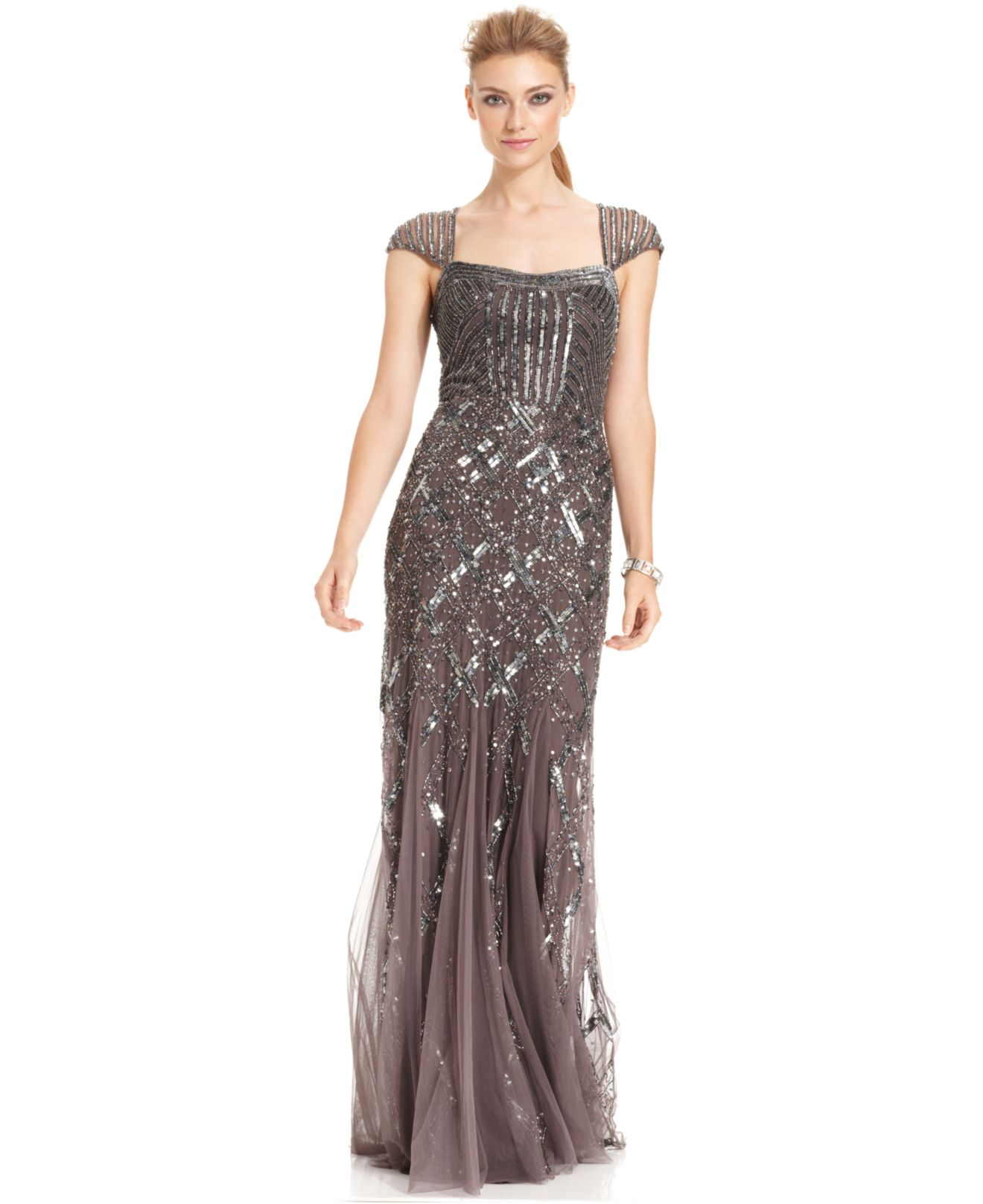 sequin gown design