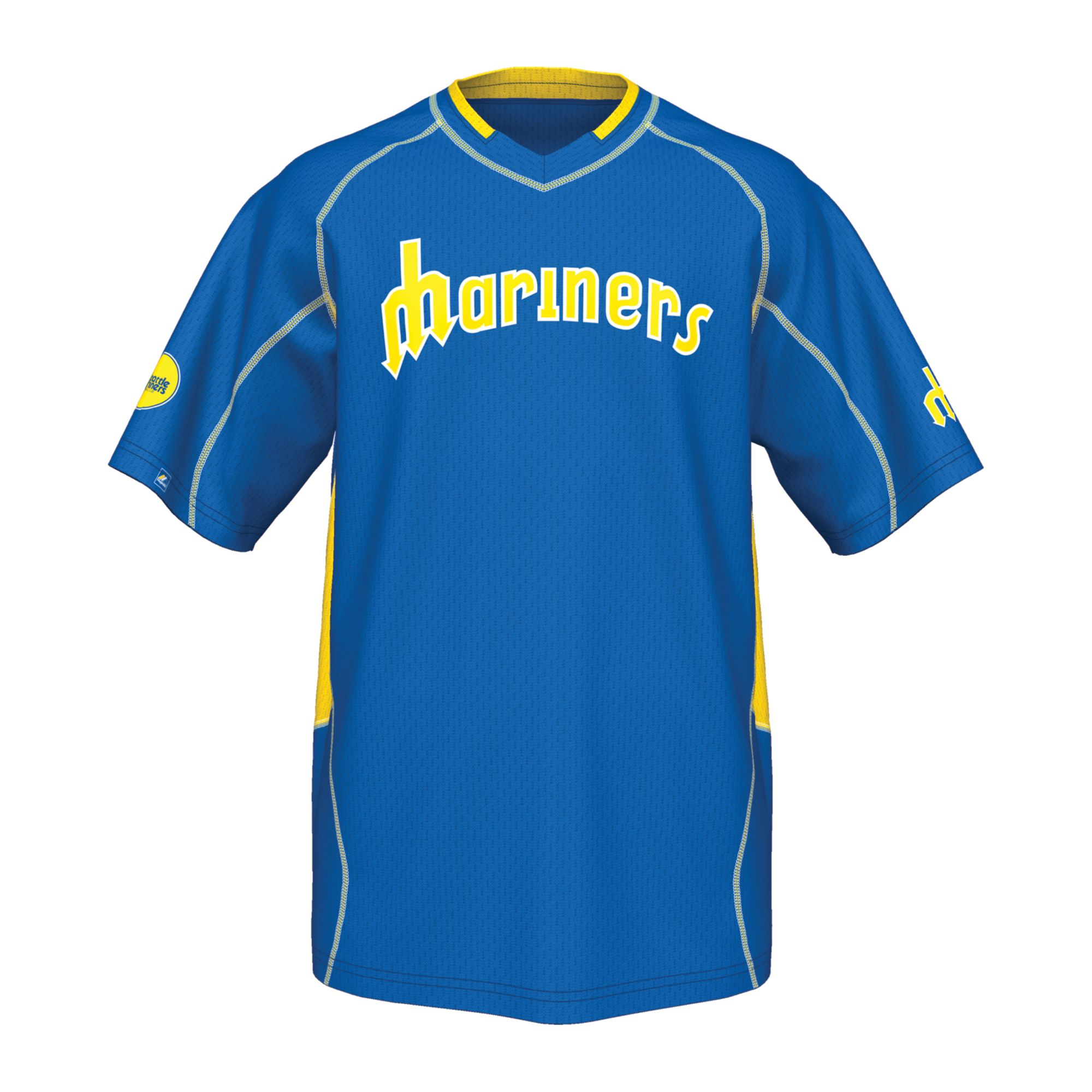 Majestic Mens Seattle Mariners Cooperstown Vintage Champ Tshirt in Blue