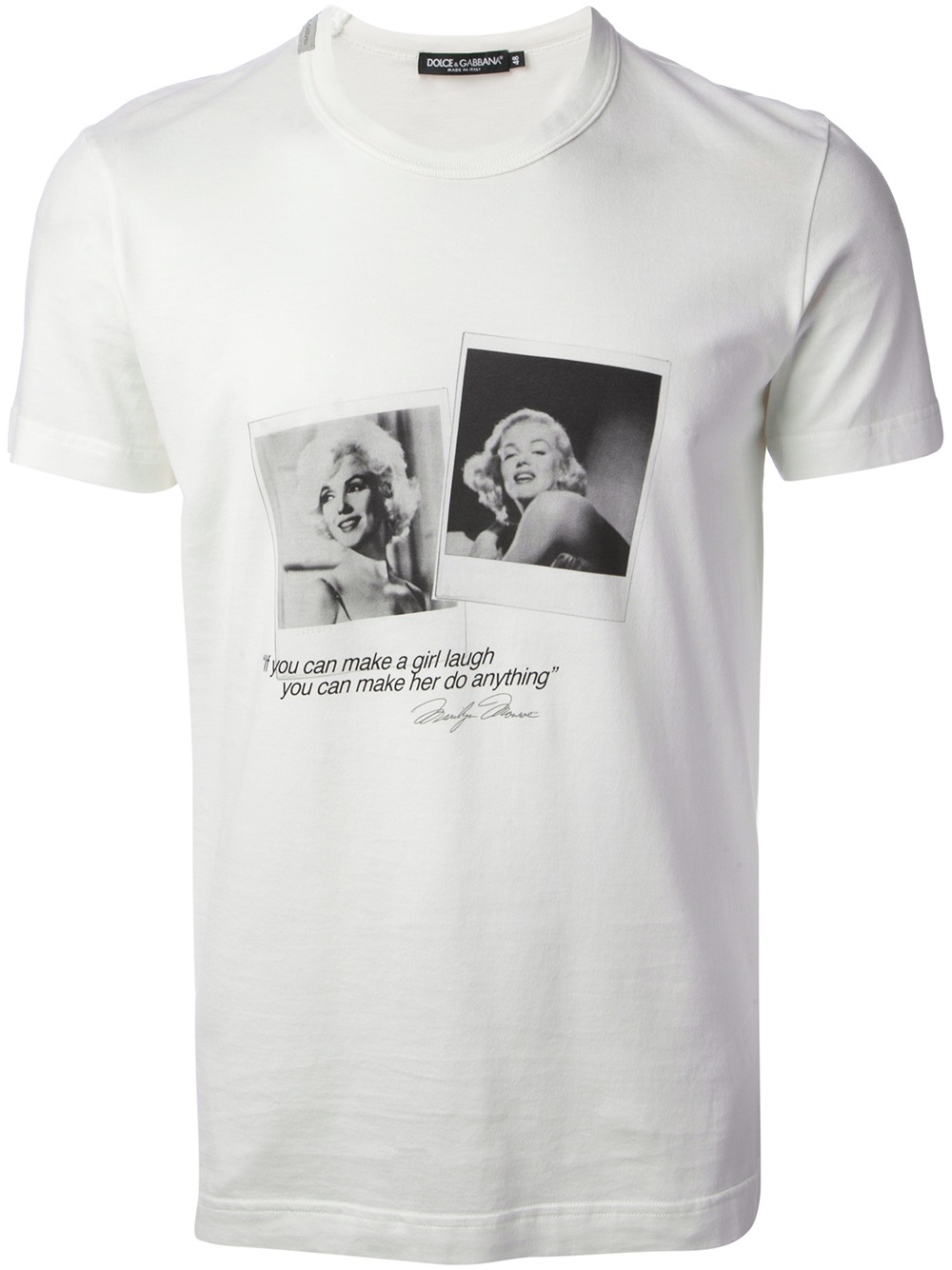 Dolce & Gabbana Marilyn Monroe Tshirt in White for Men - Lyst