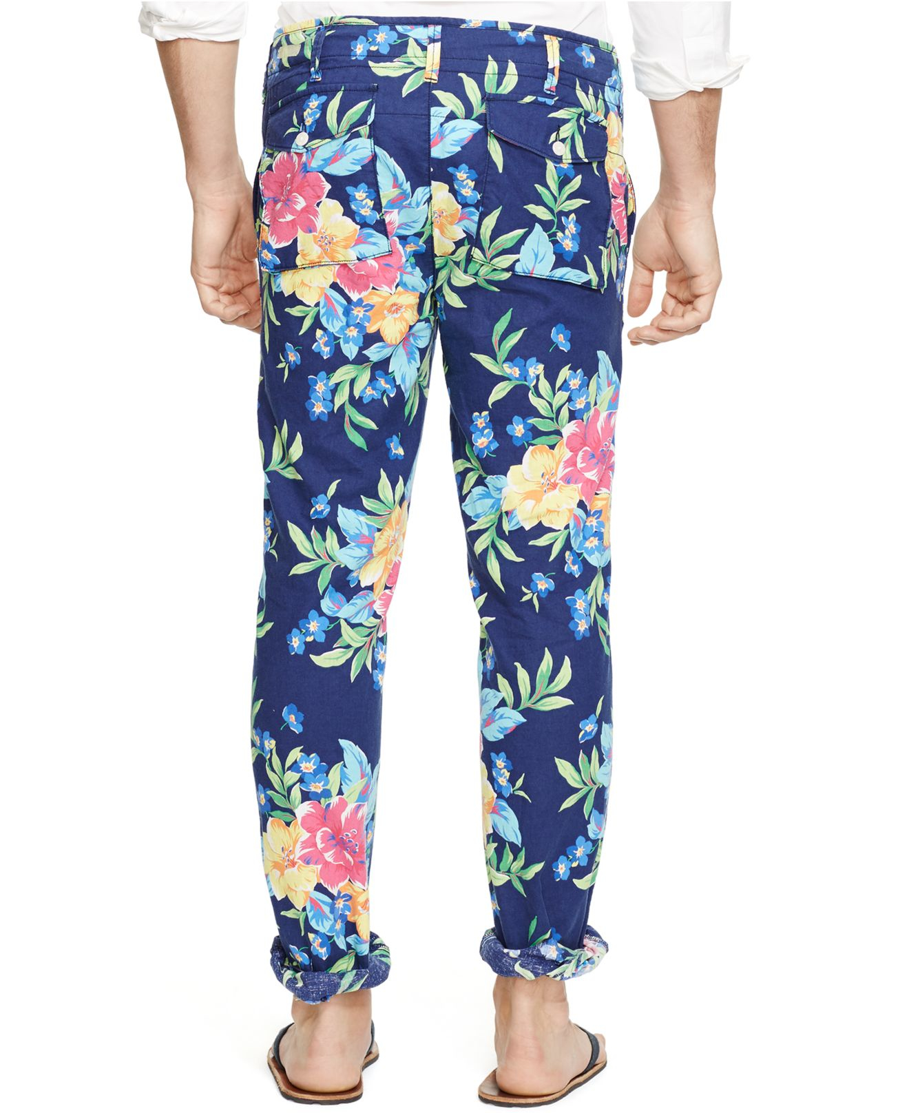 Polo Ralph Lauren Straight-fit Floral-print Pants for Men