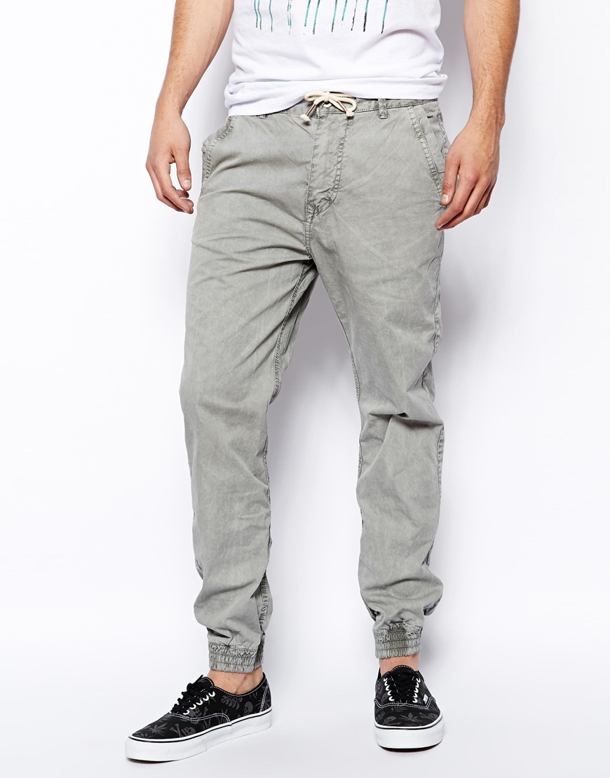 grey cuffed jeans