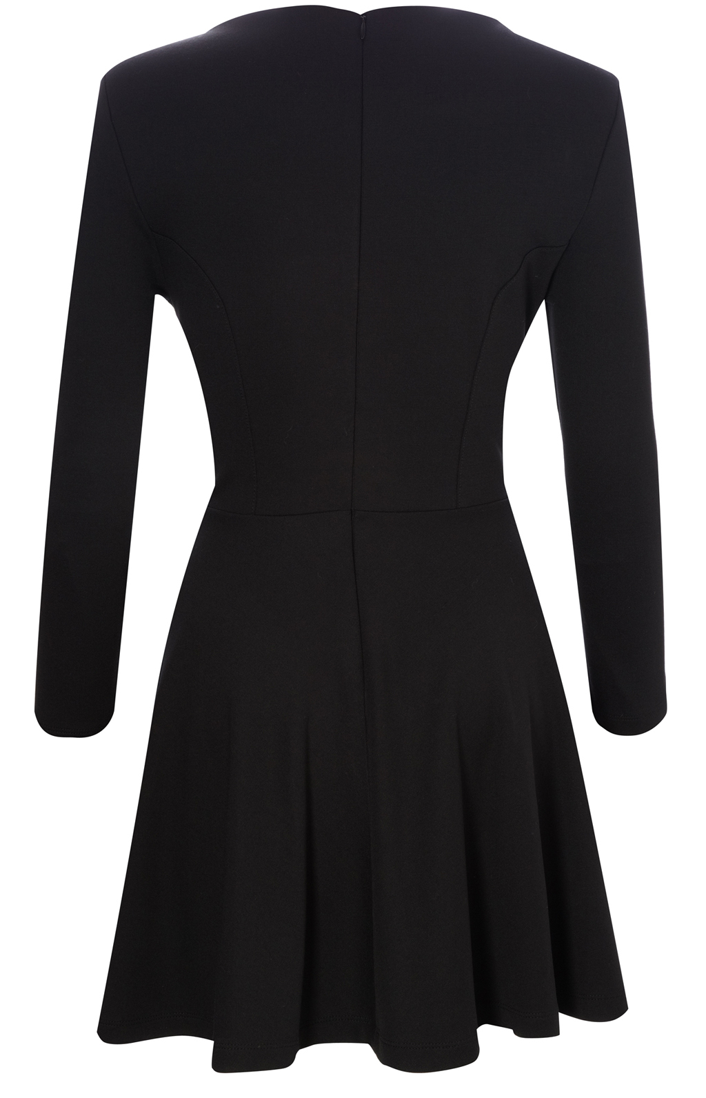 French Connection Valentine Viscose Flare Dress in Black - Lyst