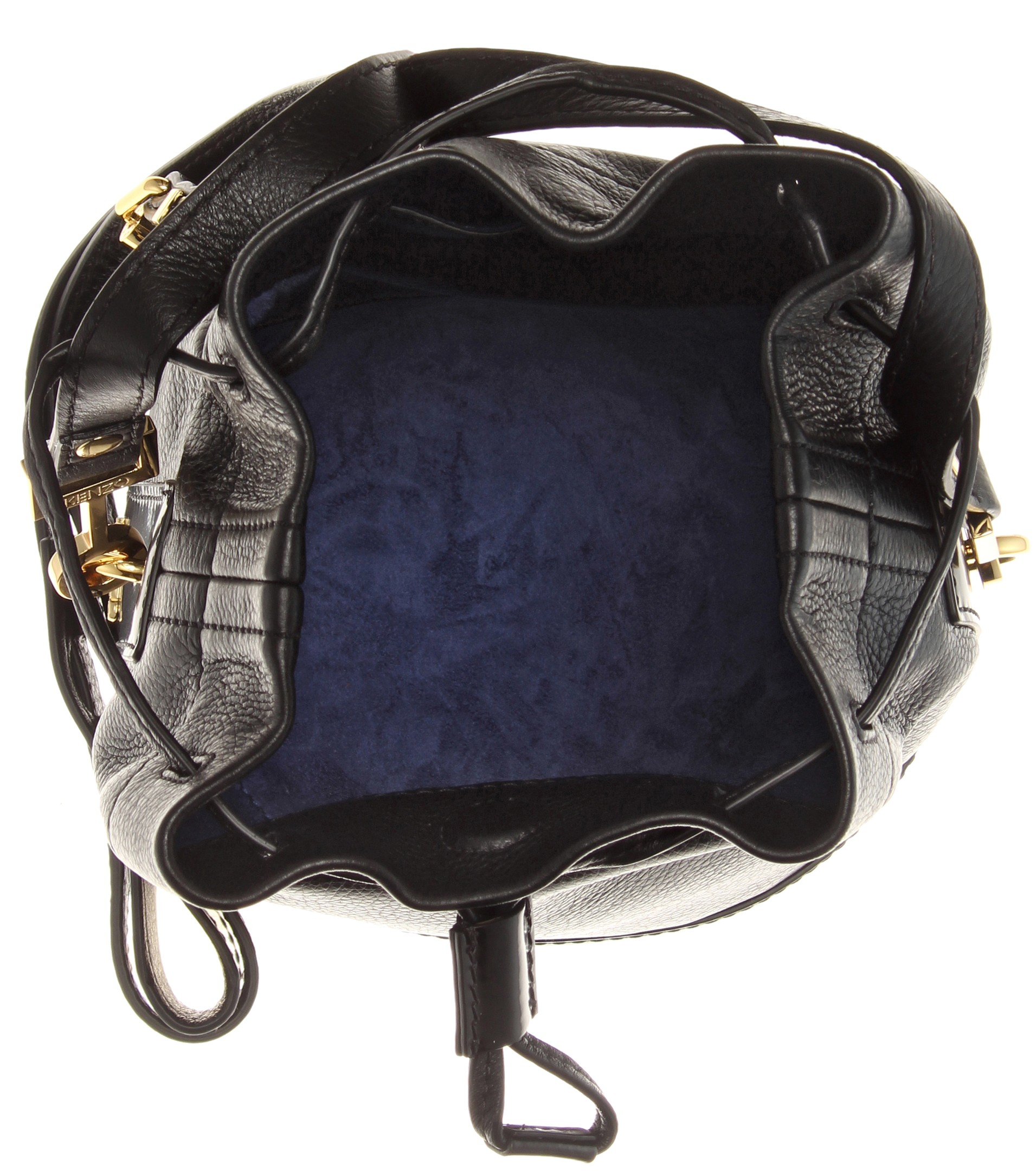 Kenzo Bike Leather Bucket Bag in Black Lyst