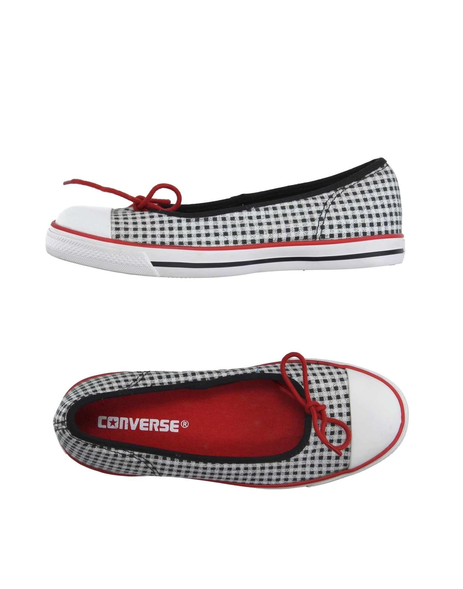 black converse ballet flats