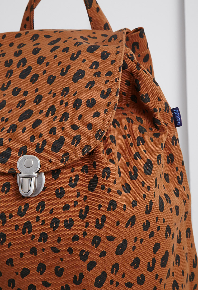 Baggu leopard backpack sales