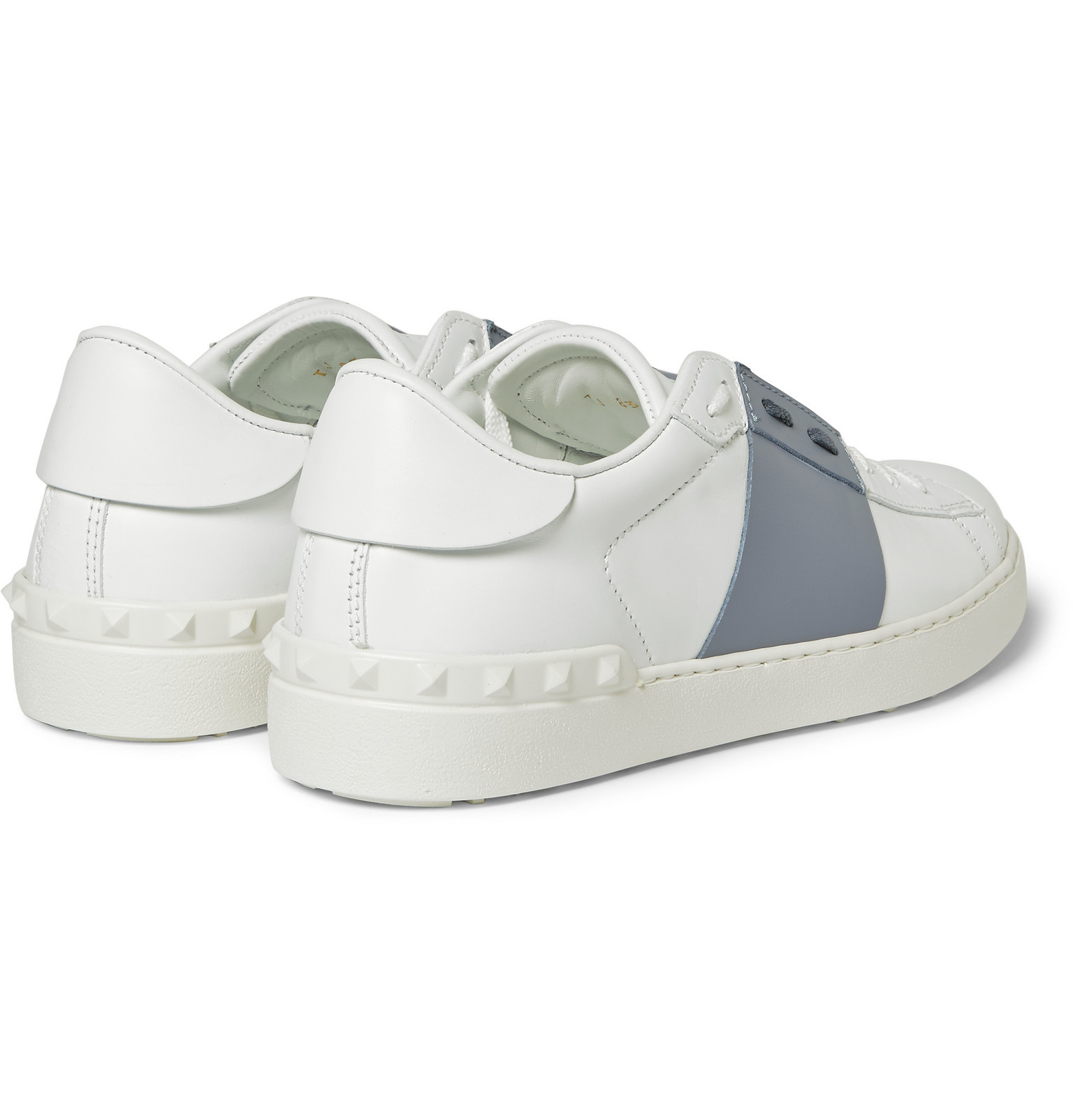 valentino striped sneakers