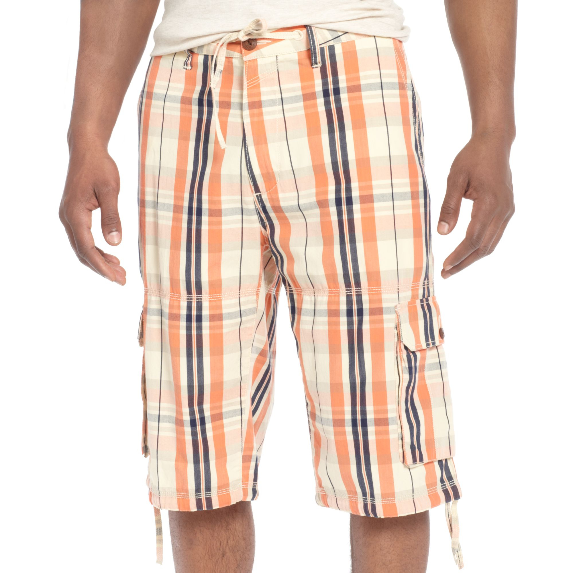 Lyst Sean John Plaid Cargo Shorts for Men