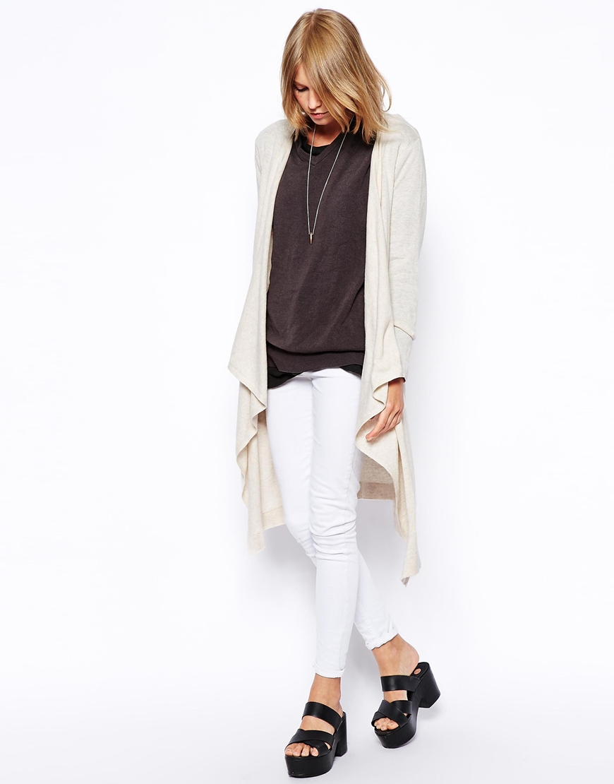 asos waterfall cardigan