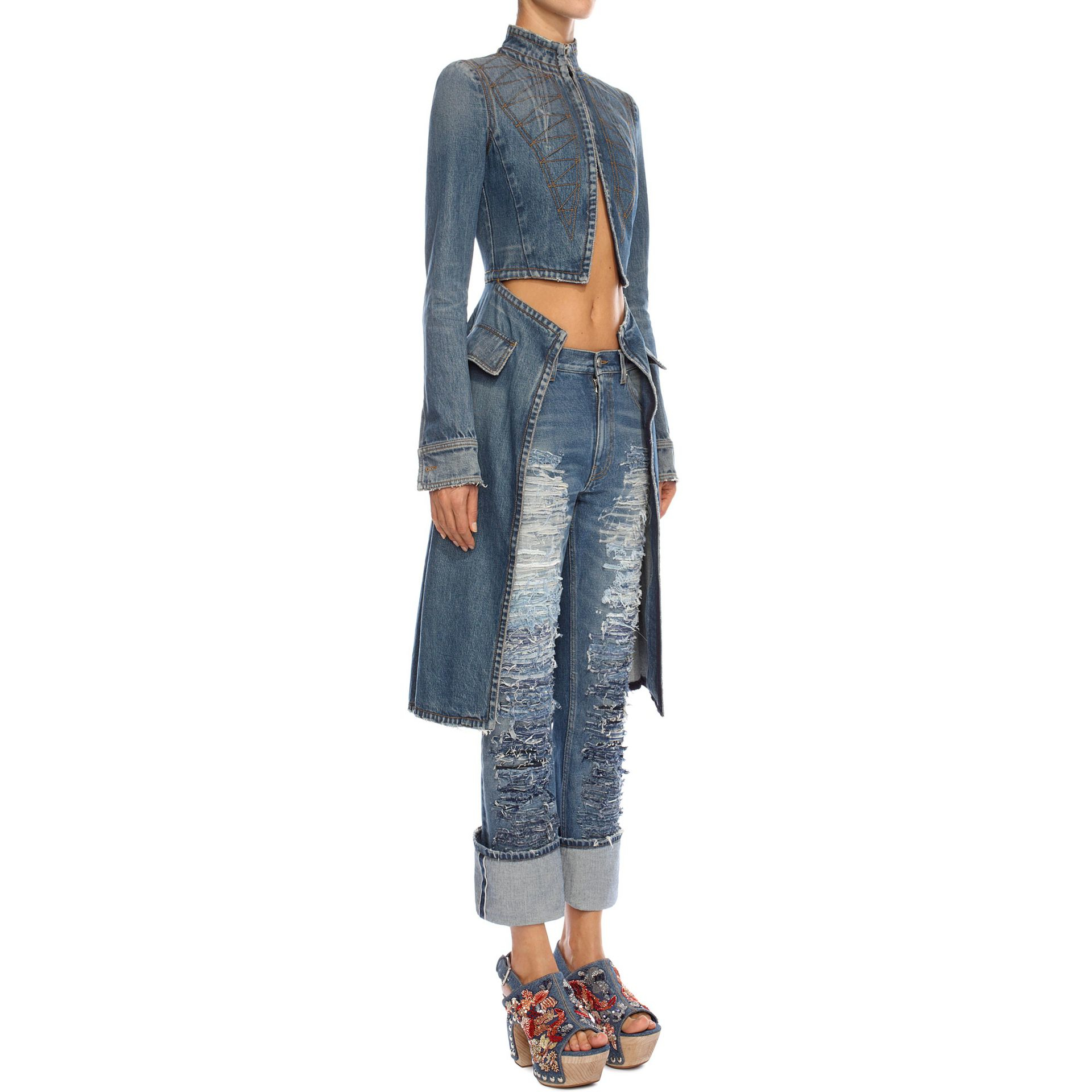 jeans alexander mcqueen