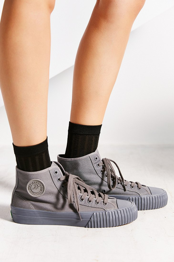 PF Flyers Center Hightop Sneaker in Dark Grey (Gray) Lyst