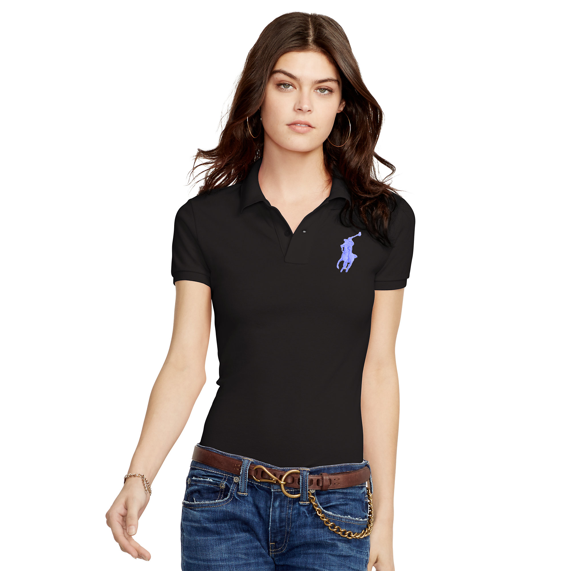 ralph lauren skinny fit polo shirt