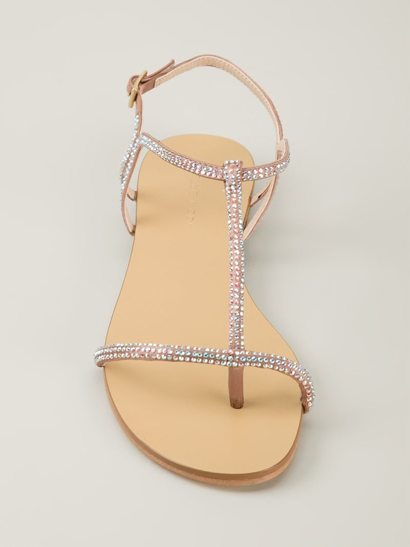 pelle moda flat sandals