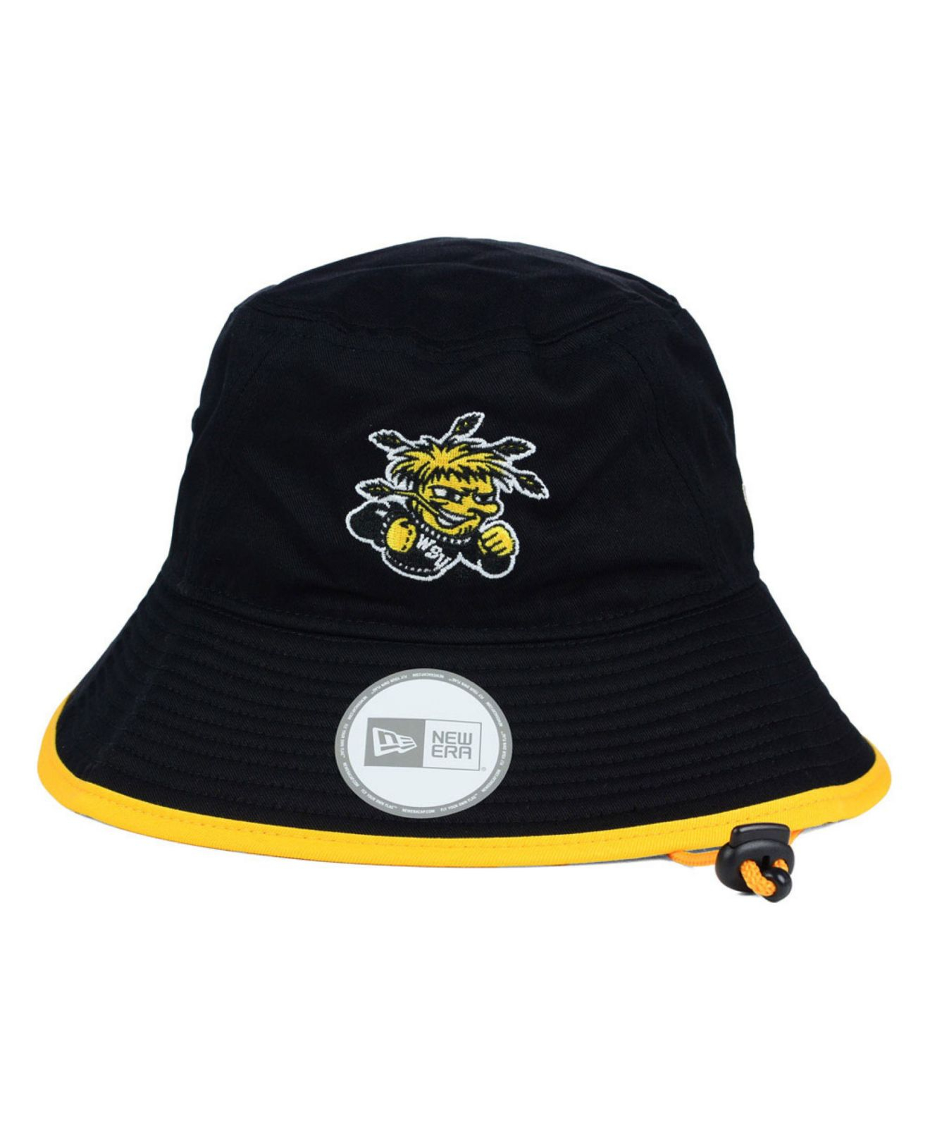 KTZ Wichita State Shockers Tip Bucket Hat in Black for Men - Lyst