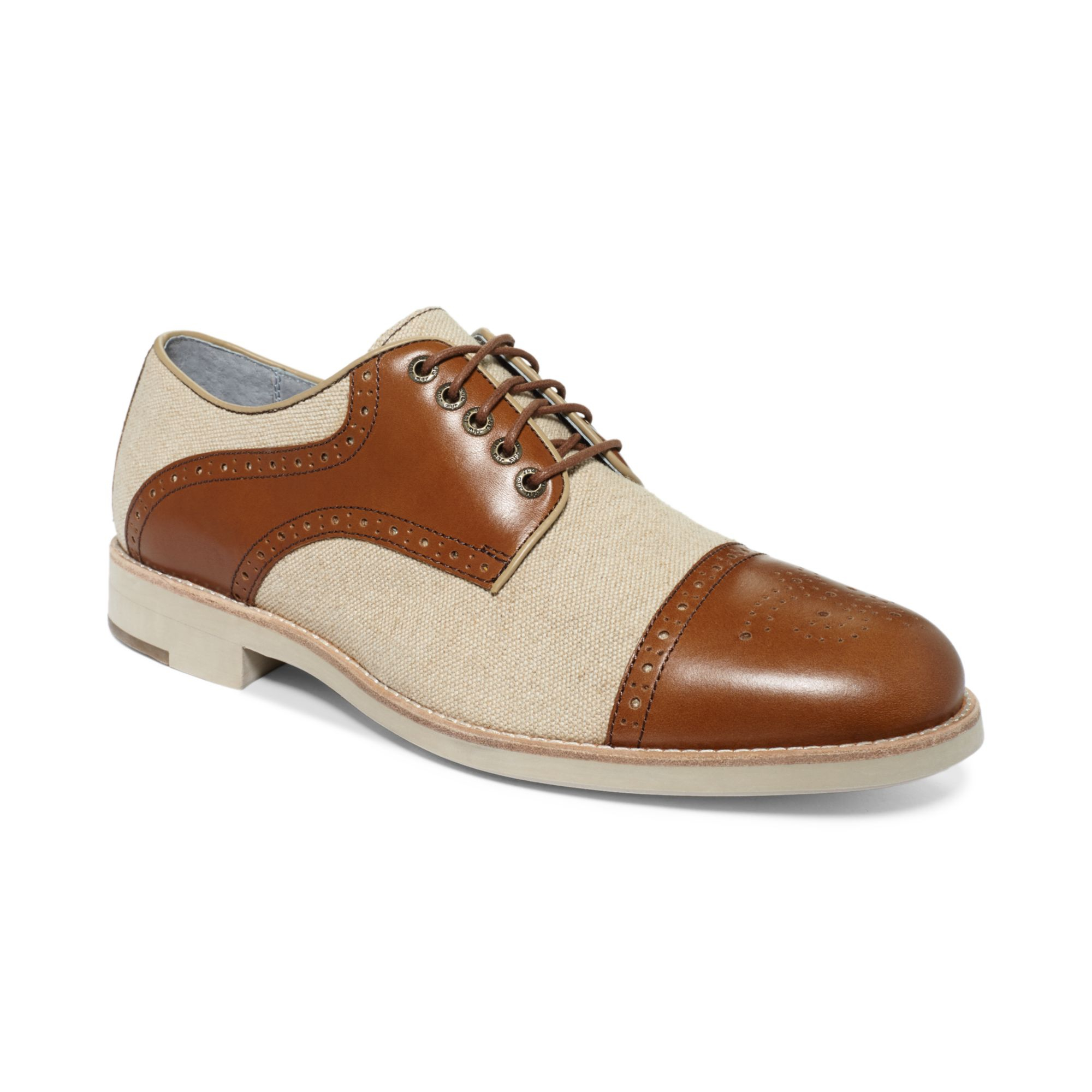 johnston and murphy mens saddle shoes